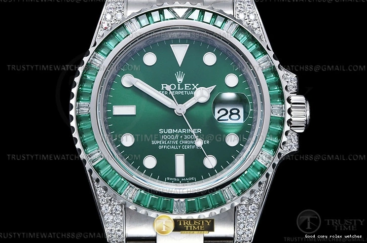 Good copy rolex watches Dia 904L SS Submariner SS A2824 Noob Grn 116610LV 1031